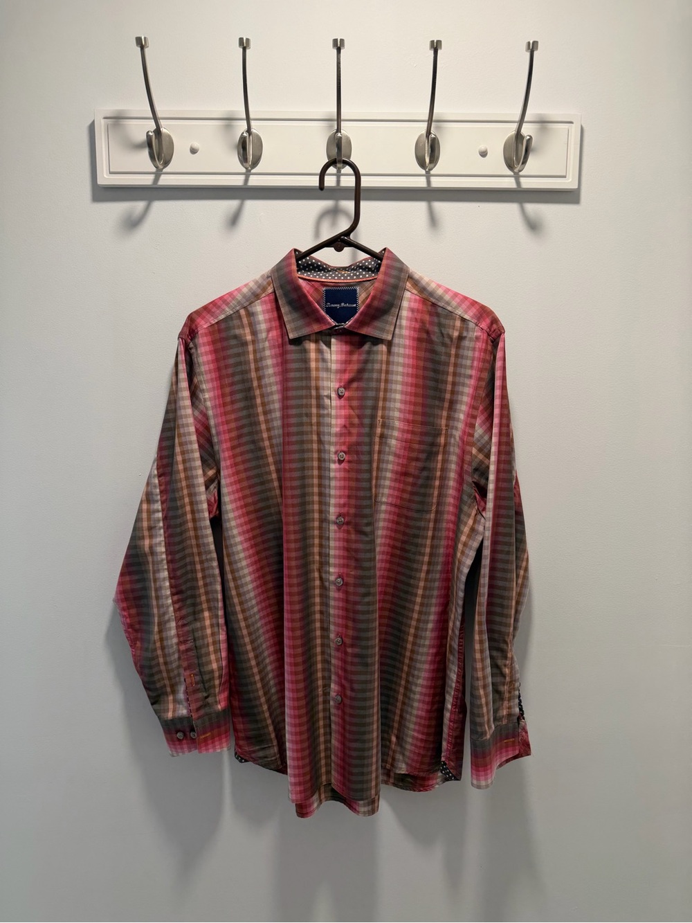Tommy Bahama Men's Plaid Button-Up Shirt